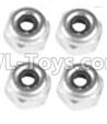 Wltoys 10428-B2 A929-94 M4 Locknut(4PCS)